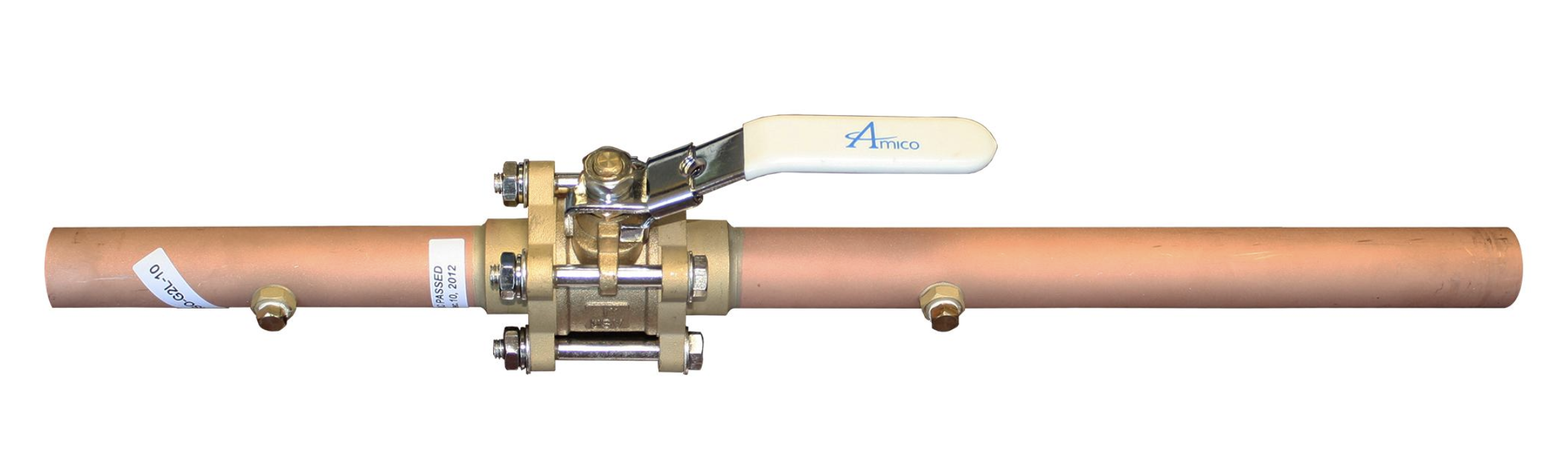 Ball Valve with Extensions and Dual Purge Port Medical Air Systems Medical Air Systems